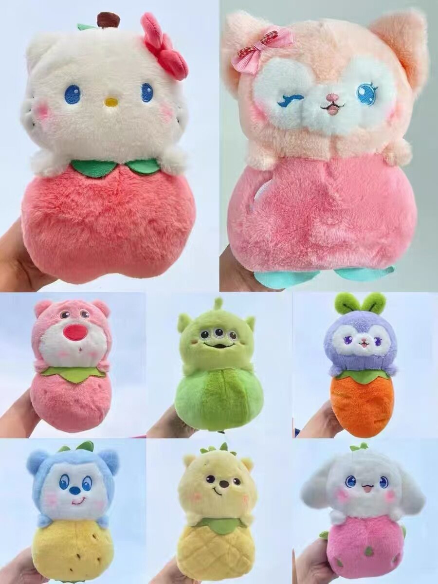 毛绒玩具批发可爱新款八寸娃娃机公仔流量款婚庆抛洒小玩偶批发