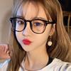 2025 New Anti-blue Glasses Frame Internet Popular Fashion Rice Nail Student Flat Mirror Korean Style Plain Glasses