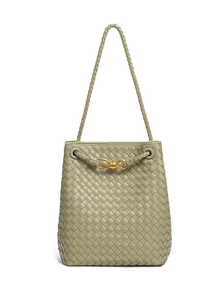 Túi xách nữ đan PU dáng vuông đứng, đeo vai và đeo chéo — B2652 # màu đen, B2652 # Nâu caramel, B2652 # Sô cô la, Nhà máy riêng, có thể tùy chỉnh theo yêu cầu.