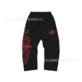 Pants style five black and red