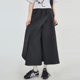 Summer Yamamoto Tooling Bust Skirt Women's Loose Waist Slim A- line Small Casual Mid-length Skirt
