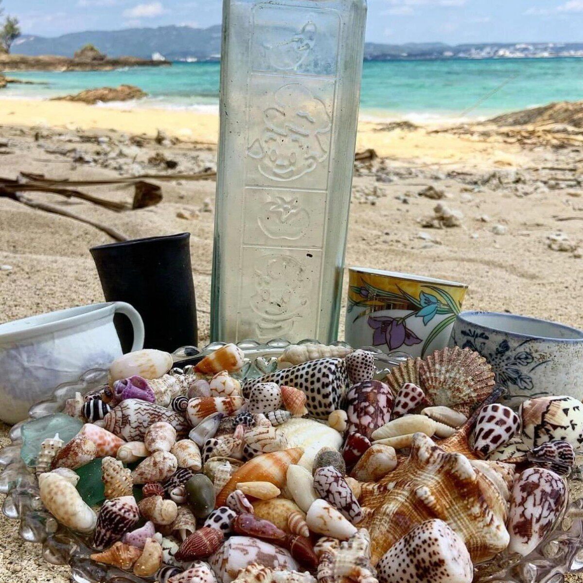 Natural Real Shell Conch Mini Shell Decoration Handmade DIY Shell Photo Frame Storage Box Fish Tank Landscaping