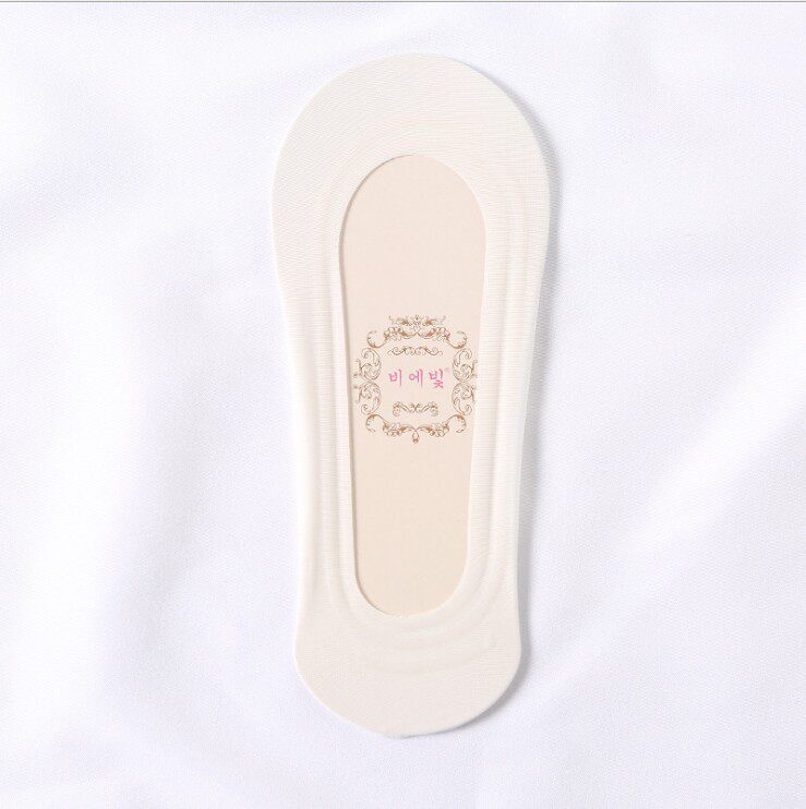 冰丝船袜春夏新款简约潮流浅口女士隐形袜纯色超薄透气硅胶不掉跟