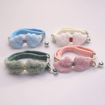 Cat Collar Bell Cute Plush Cat Collar Collar Collar Necklace Puppy Teddy Pomeranian Dog Collar