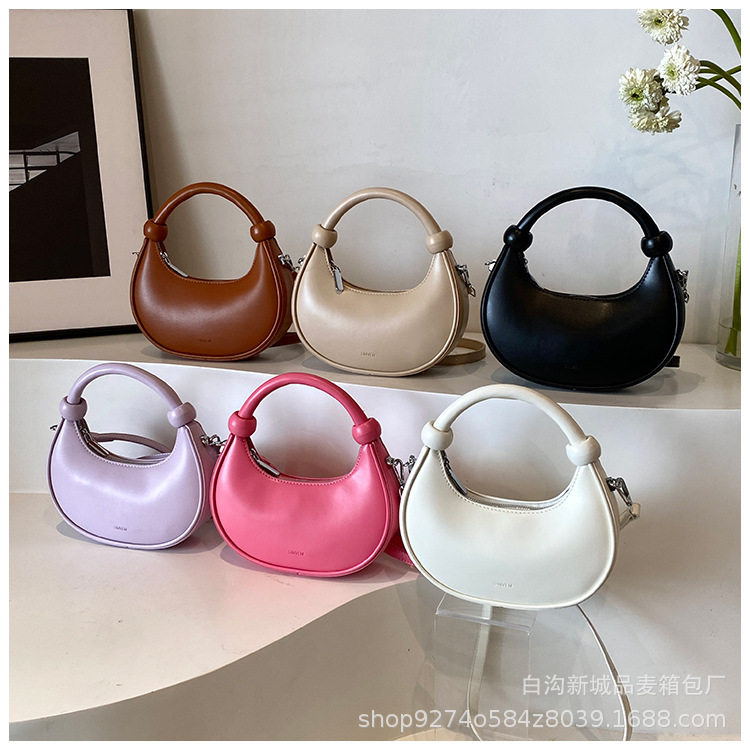 French Niche Elegant Handheld Small Bag Women's Bag New Trendy Fashion Shoulder Bag Foreign Style Crossbody Dumpling Bag 35 O1CN01k0QMRj2HKyDPvhpKH !!2215913929133 0 cib