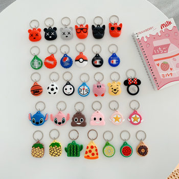 For Apple AirTags Silicone Protective Case Cartoon Minnie Case airtag Bluetooth Locator Tracker