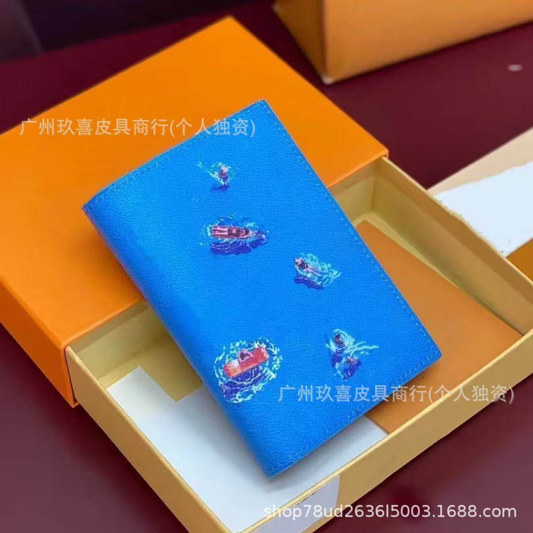 New Animal and Plant Travel Passport Holder Wallet Passport Cover Men's Document Bag Women's Card Bag Foreign Trade Wholesale Spot