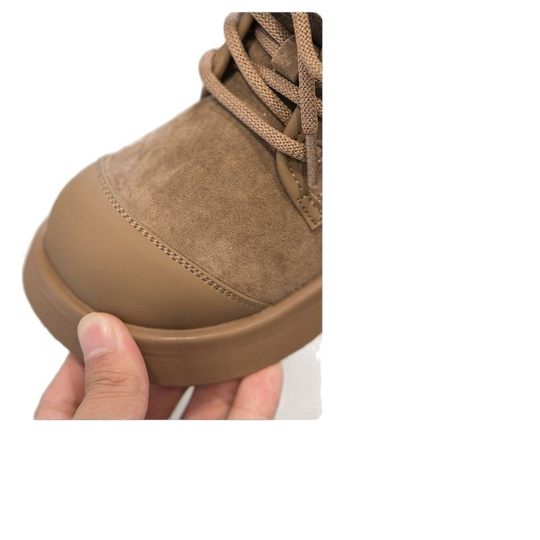 Boys Martin Boots Thin Velvet Winter Girls' Ankle Boots fleece-lined Warm Children's Leather Boots Thickened British Zipper Children's Leather Boots