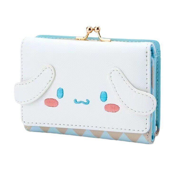 Explosive Yugui Dog Kulomi Wallet PU Leather Zipper Buckle Merlot MLD Card Holder Wallet Cute Cartoon Wallet