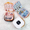 Simple Jewelry Storage Box Multifunctional Portable Cosmetic Mirror Portable Jewelry Box Earrings Necklace Partition Storage Box