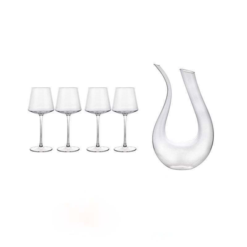 Crystal Red Wine Glasses, Goblets, Home Set, Large, European-Style Red Wine Glasses, Decanter Set, Factory