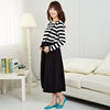 New Maternity Wear Summer Hot Mom Korean Style Slim Stripesd Long Skirt Outing Nursing Skirt Pregnant Women Fake Two-Piece Dress