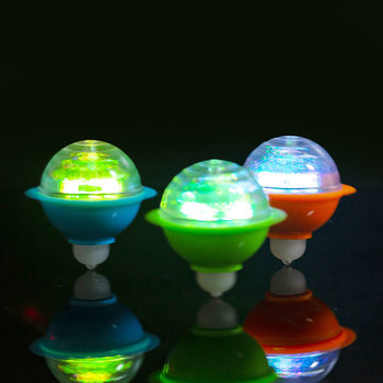 Friction gyro luminous gyro fast rotating flash gyro toys Yiwu stall supply wholesale dazzle