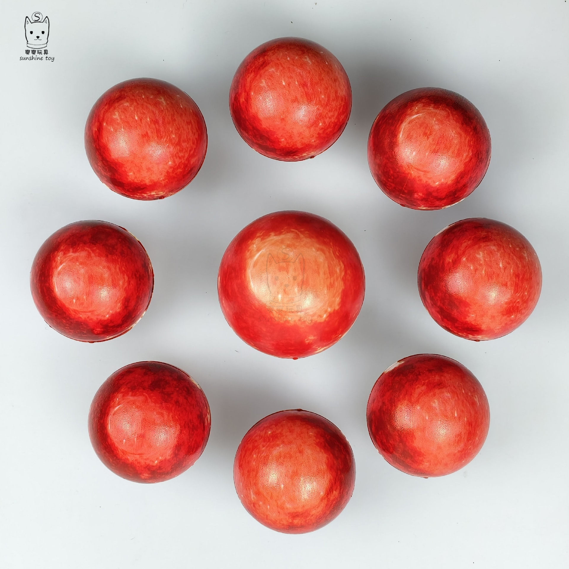 跨境63mm发泡八大行星pu球太阳系月球儿童科教玩具海绵星空压力球