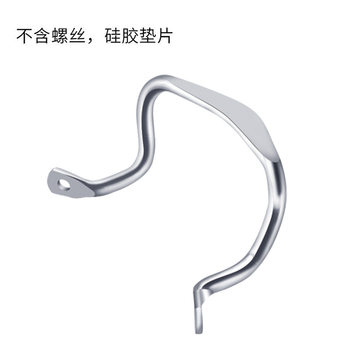 Modern simple curve steel ear soup pot kitchen accessories binaural side ear double handle steamer wholesale large favorably