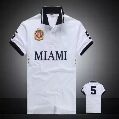 Summer Men's Cross-Border Polo Shirt Lapel Embroidered Malaysian City Style Casual Large Size Top T-Shirt Polo Short Sleeves