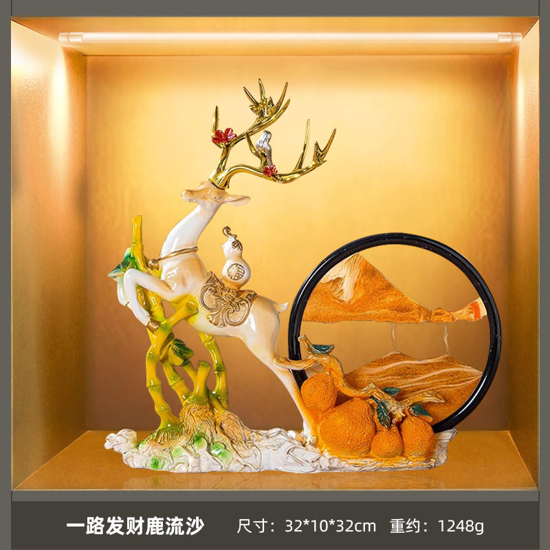 新中式高档酒柜装饰品餐边柜摆件客厅创意家居饰品室内软装装饰