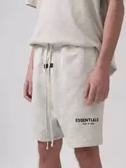 Fog Essentials Short-Sleeve High Street American Style Loose Couple Trendy Brand Unisex Cotton T-Shirt Wholesale