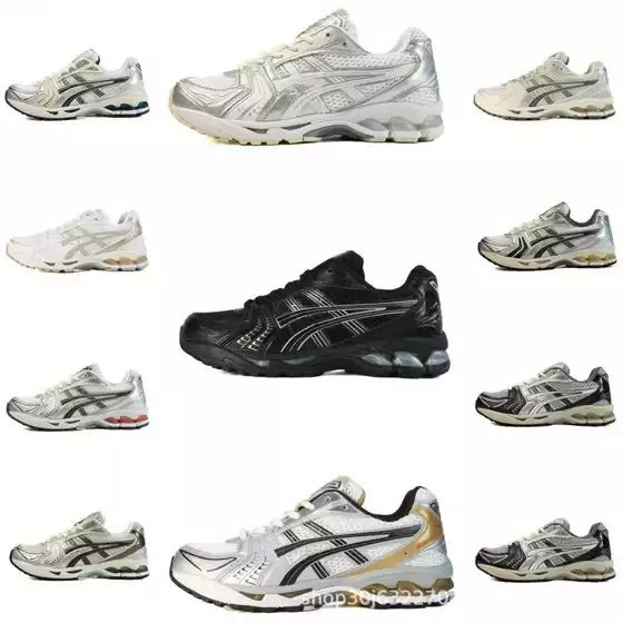 Putian Shoes Arthur Gel-Kayano 14 Mesh Fabric Comfortable and Versatile Wear-Resistant Breathable Low-Top Running Shoes for Men and Women
