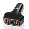 Fish scale pattern car charger 15 wtype-c dual USB car charger one-on-three charger