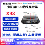 Автомобильный навигационный дисплей, солнечный GPS, скорость, время, измеритель высоты, HUD-дисплей