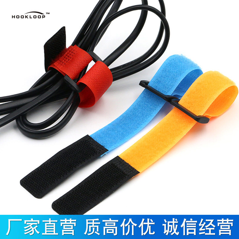 in stock Velcro Tie Strap Reverse Buckle Strap Wholesale Voltage Buckle Strap Adjustable Drone Strap