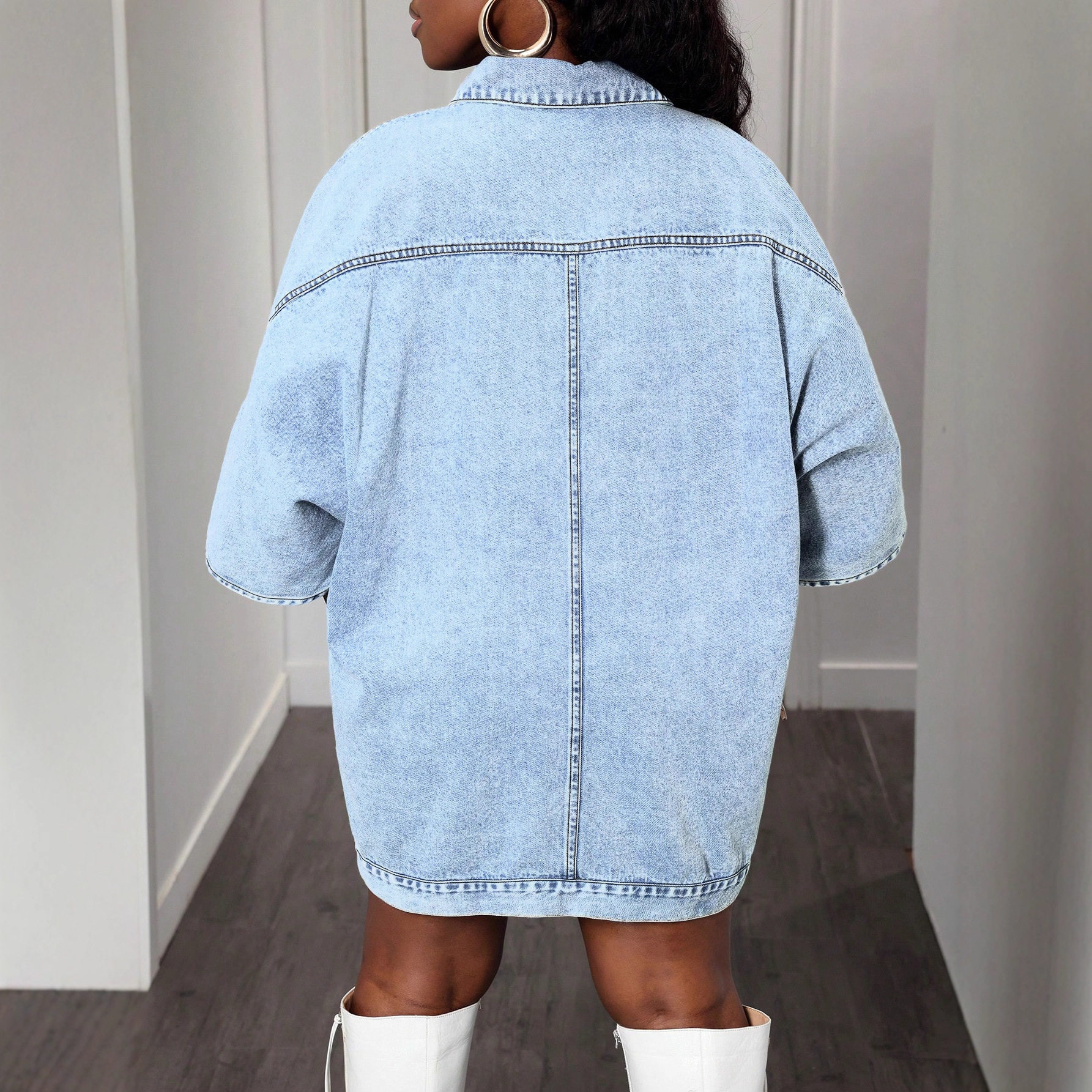Womens Loose Denim Jacket Sleeveless Casual Street Style Perfect for Spring and Summer Wholesale Available