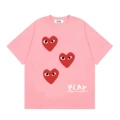 Pink three red hearts
