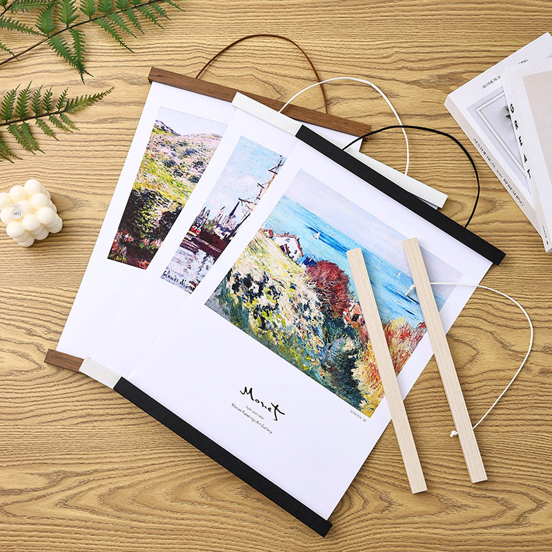 Creative Magnetic Hanging Paintings, Children's Art Picture Frames, Simple Photo Frames, Calligraphy Paintings, Framed Paintings, Hanging Scrolls Wholesale