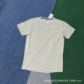 Crystal striped short sleeve gray
