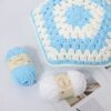 Small Velvet Thin Ice Wool DIY Knitting Material Package Doll Cushion Crochet Manufacturer Supply Wholesale Wool Thread