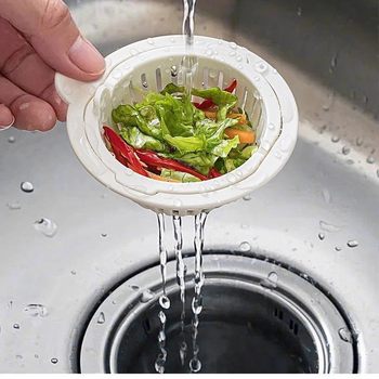 Kitchen Sink Strainer Anti-Clogging Tool Household Sink Vegetable Washing Basin Drain Basket Water Filter