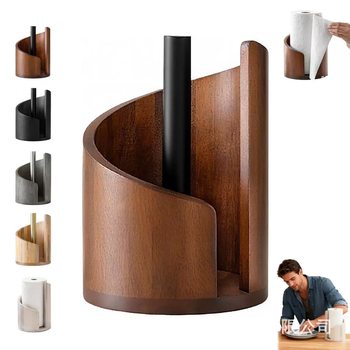 Mountain Tissue Holder Wooden Kitchen Storage Rack Household Moisture-Proof Tissue Box Storage