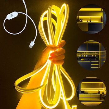 USB touch sensing dimming neon light 5V with switch LED low voltage flexible neon light cross border hot sale