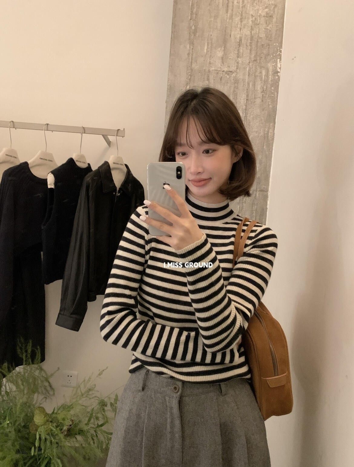 Imiss Autumn Korean Minimalist Style Basic Versatile Slimming Half Turtleneck Knitted Sweater for Women H01233