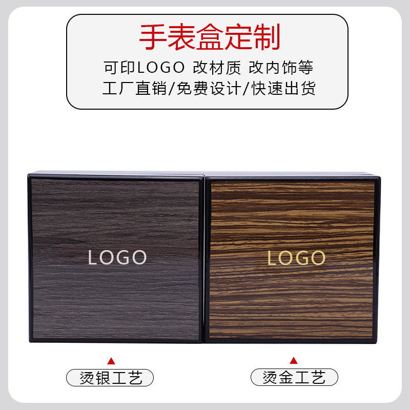 Yuanchang wooden watch box jewelry watch packaging box Watch storage box watch box watch box cross-border wholesale