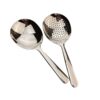 Stainless Steel Short-Handle Soup Spoon, Colander, Restaurant Serving Spoon, Household Rice Spoon, Noodle Spoon, Flour Spoon