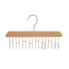 Hot-Selling Multifunctional Tie Rack, Underwear and Camisole Hanger, Storage with 8 Hooks, Solid Wood Hanger, Wholesale and Dropshipping