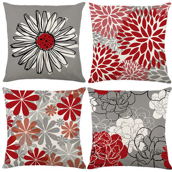 Amazon Cross-Border Best-Selling Polyester and Linen Waterproof Pillow Cover Anti-Fouling and Oil-Proof Pillow Living Room Home Sofa Cushion Decoration