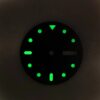 Watch accessories literal double calendar sun pattern dial green luminous suitable for NH36/4R movement