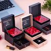 Double Layer Rose Box 9 Flowers Drawer Flower Box Lipstick Necklace Ring Valentine's Day Gift Box for Girlfriend's Birthday