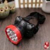Led Outdoor Strong Light Rechargeable Headlight Mini High-Power Sensor Fishing Light Rubber Cutting Head-Mounted Flashlight Miner's Lamp