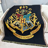 Hogworth Harry Potter Blue Magic Academy blanket thread blanket tapestry decorative blanket sofa blanket