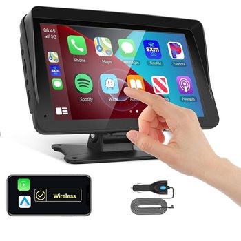 Cross-border dedicated to the new 7-inch Carplay portable wireless car smart screen MP5 navigation reversing player