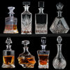 Amazon Cross-border Crystal Glass Whiskey Wine Bottle Wine Bottle Wine Bottle Wine Decanter Wine Bottle Wine Glass Wine Set