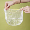 Color 100 disposable plastic wrap food grade kitchen tear-free plastic bag shower cap transparent leftovers bowl set