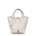 Milkshake white small (silver buckle)