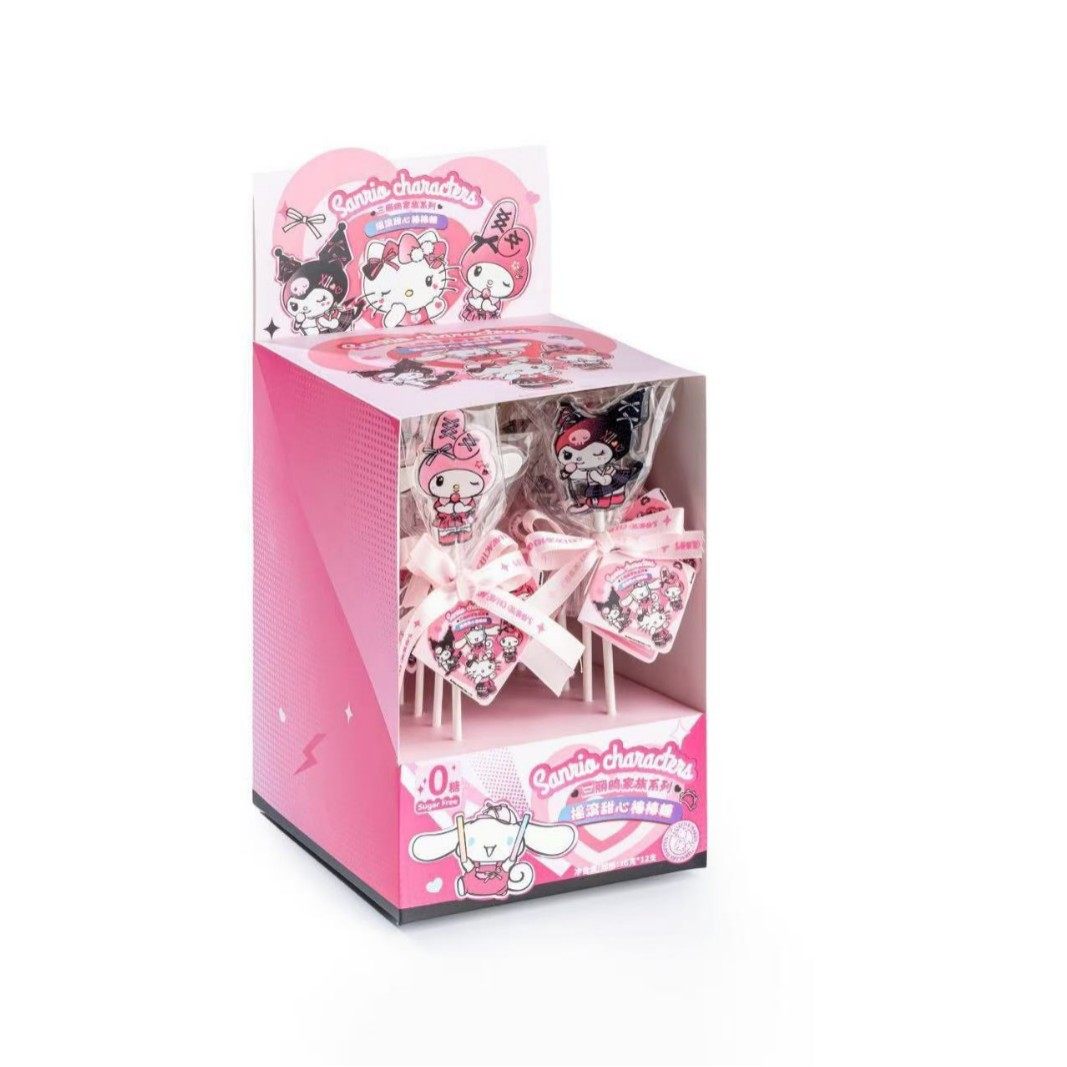 Cat Xiaoguo Aisu Sugar Lollipop Sanrio Authentic Snacks Rock Sweetheart Children's Festival German Imported Sugar