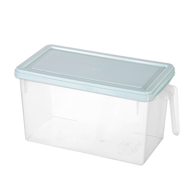 Refrigerator Storage Box Rectangular Transparent Storage Box Sealed Storage Box Storage Box Drawer-Type Storage Box with Lid