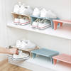 Storage shoe rack double-layer plastic double-layer shoe bracket cabinet integrated shoe holder organizing shoes and slippers storage rack